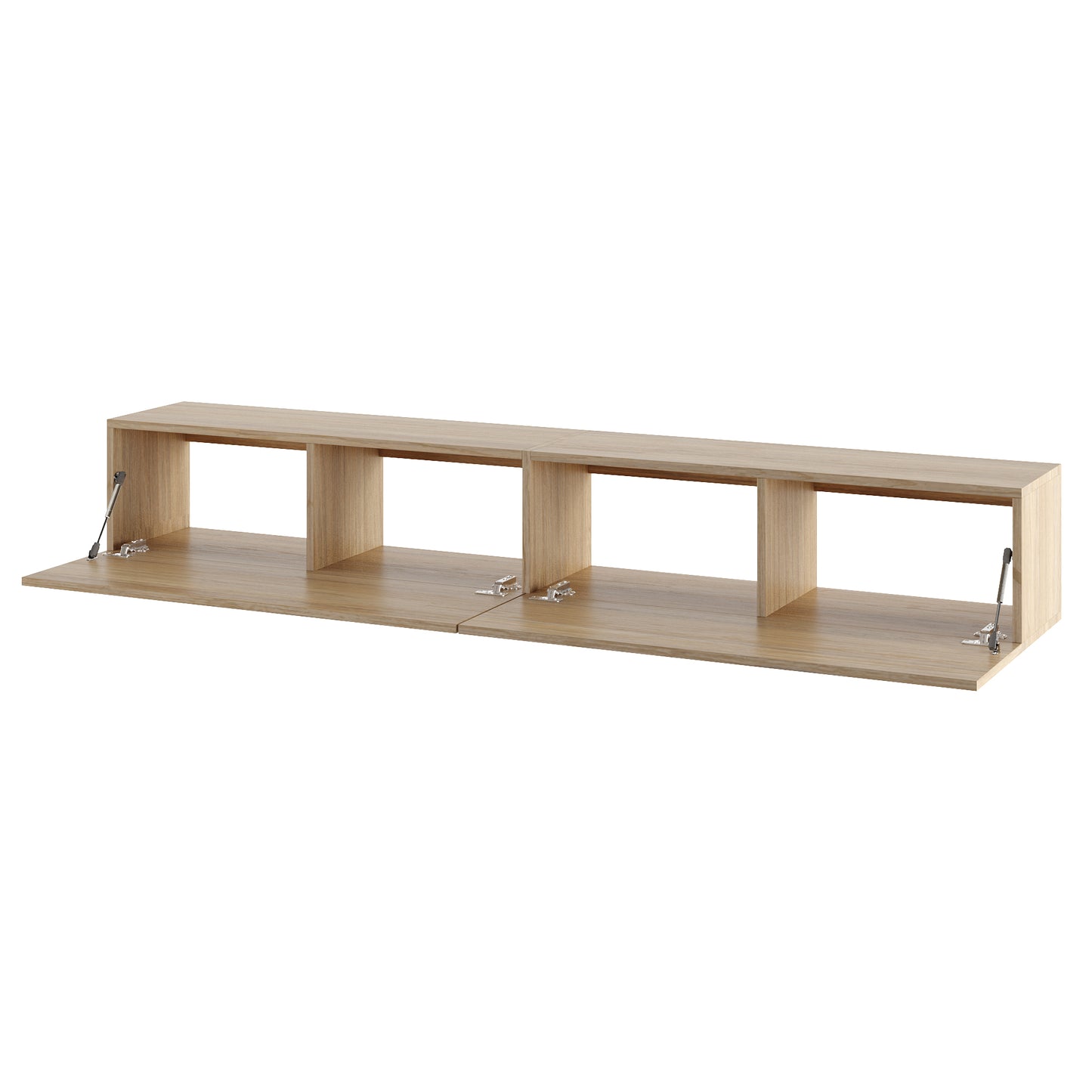 NOVO 200cm TV-BÄNK – NATURLIG EK