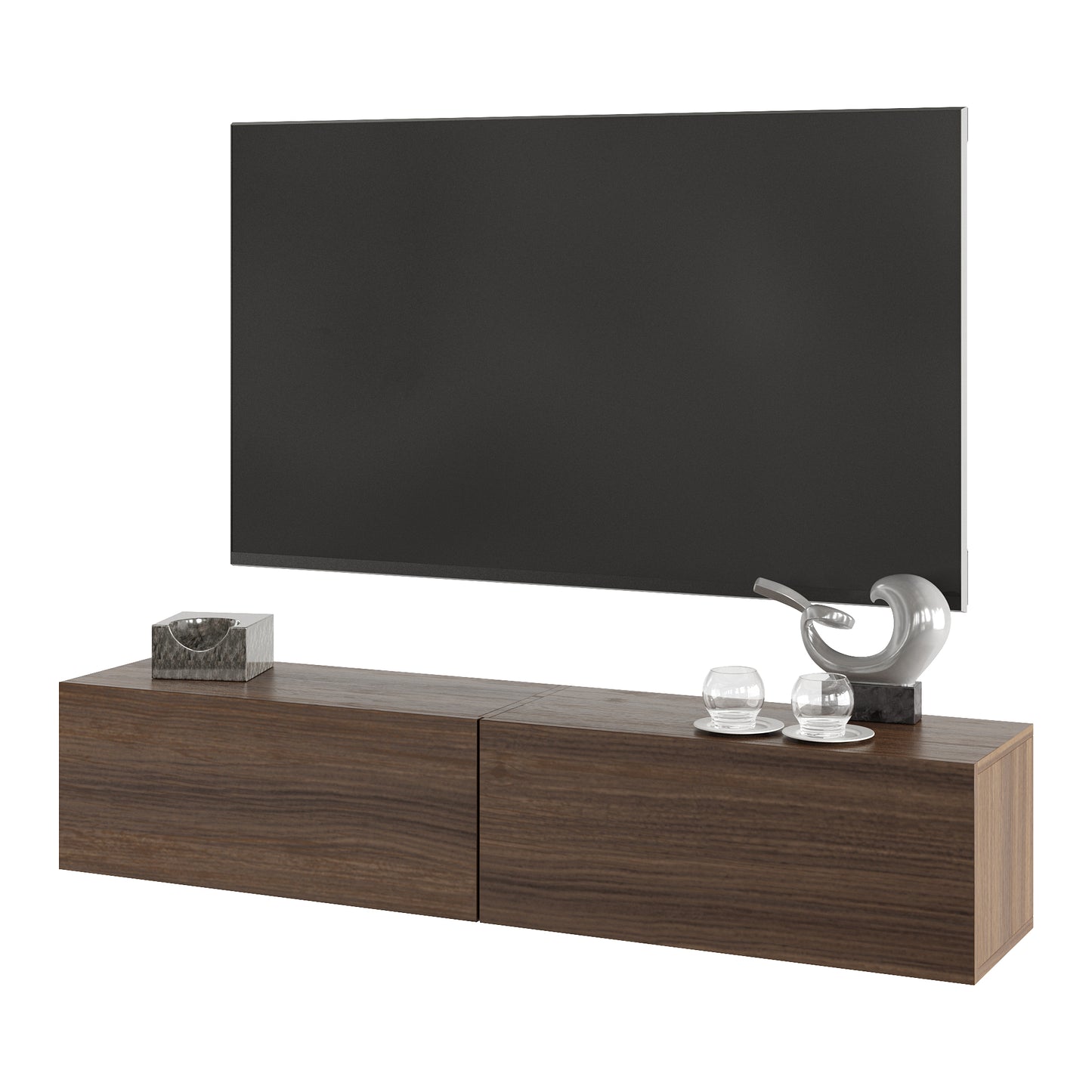 NOVO 150cm TV-BÄNK - VALNÖT