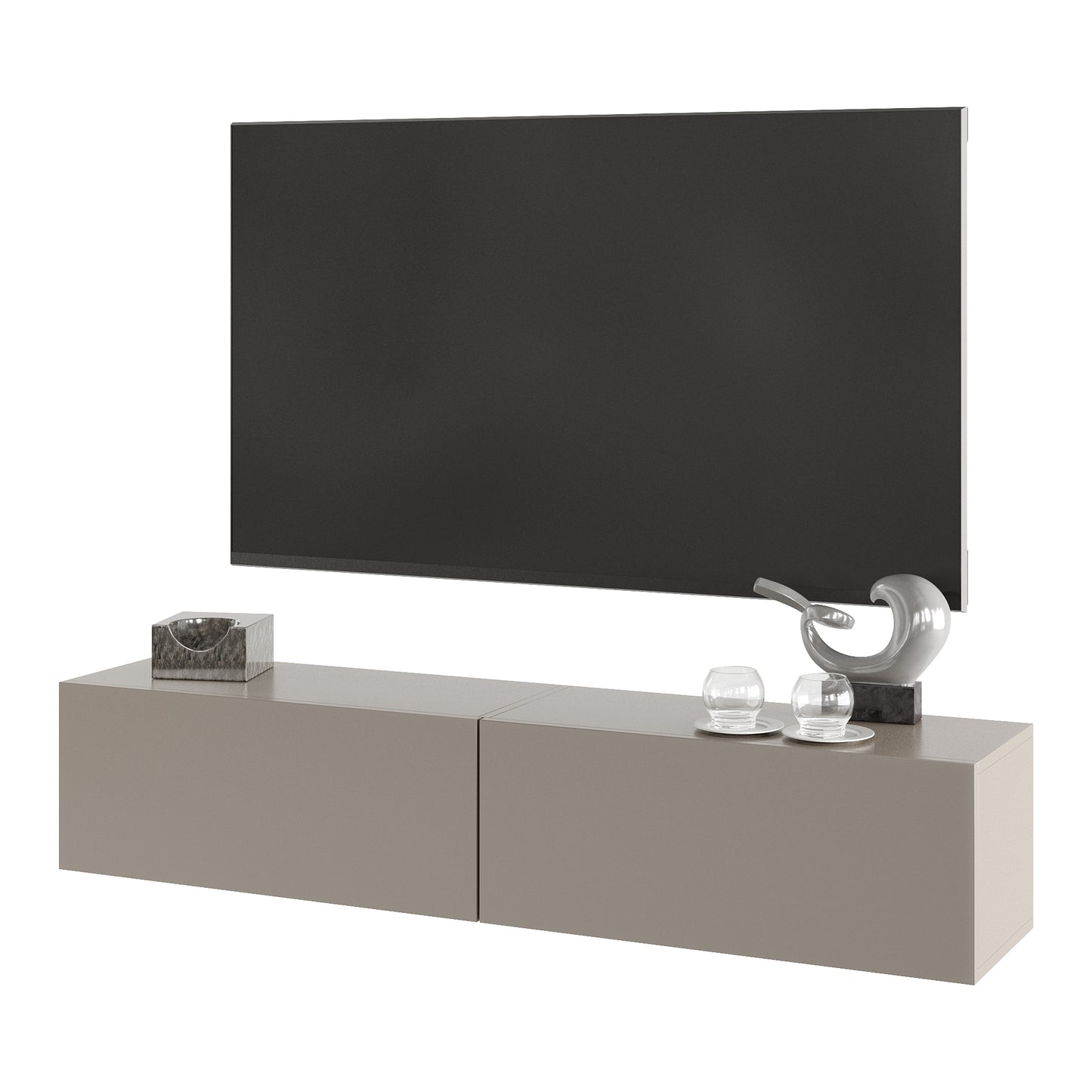 NOVO 150 cm TV-BÄNK – BEIGE