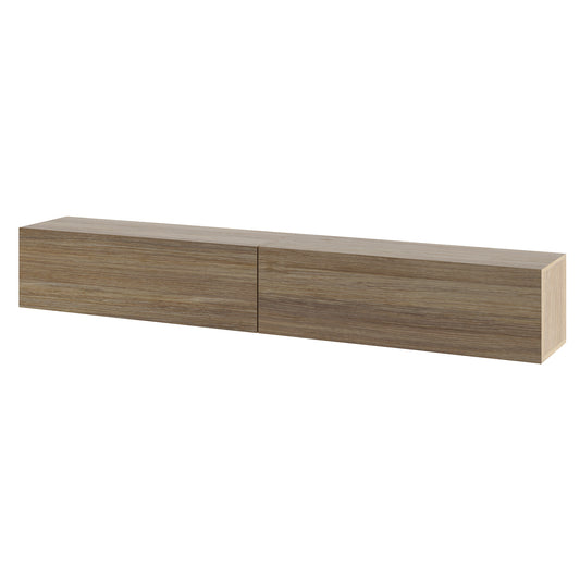 NOVO 200cm TV BENCH – SMOKED OAK